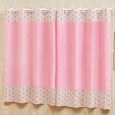 Imagem de Cortina Quarto Infantil Ilhos Varão Simples Estampada Menina Menino 2,