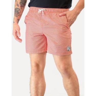 Imagem de Short Original Penguin Masculino D'Água Ethnic Print Coral-Masculino