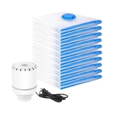 Imagem de Sacos De Armazenamento a Vácuo Que Economizam Espaço Com Bomba Elétric