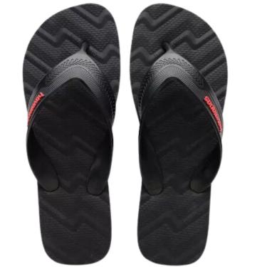 Imagem de Chinelo Havaianas Track Waves – 0092 Masculino Confortável, Sola Tratorada Antiderrapante