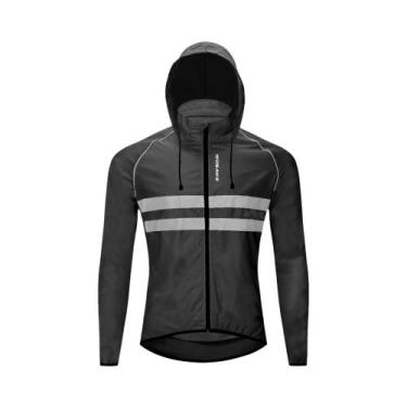 Imagem de Jaqueta De Ciclismo Masculina À Prova De Vento E Água Com Capuz, Manga