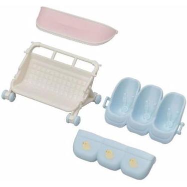 Imagem de Sylvanian families - carrinho para trigêmeos
