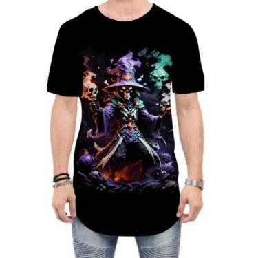 Imagem de Camiseta Longline Mago da Morte Trevas Magia 8 - Kasubeck Store®, GG
