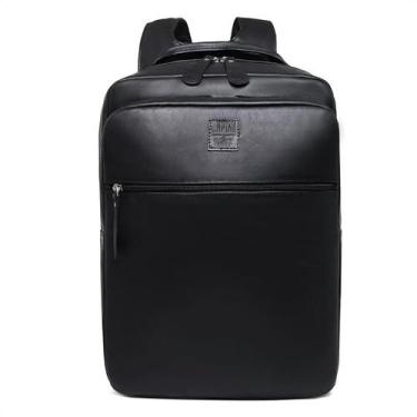 Imagem de Mochila Capiau de Couro Legítimo Vintage Executiva para Notebook, Trab