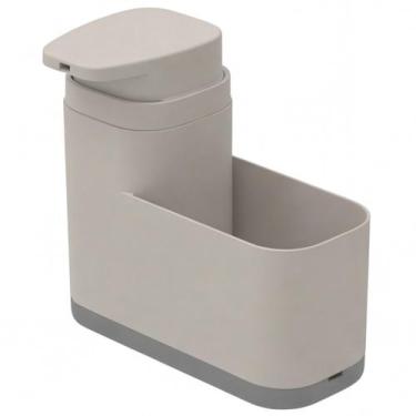 Imagem de Dispenser Detergente Com Suporte Esponja Antiderrapante - Ou, Bege