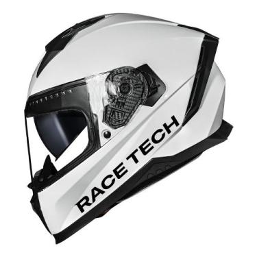 Imagem de Capacete Race Tech Volt Monocolor Branco Brilhante, 58