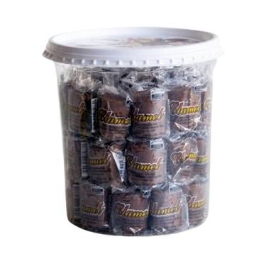 Imagem de Paçoca Pacoquita Rolha Chocolate Amendoim Pote 1,05kg 50 Unidades Fest