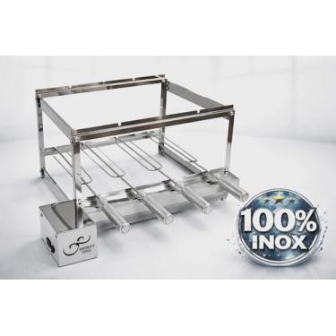 Imagem de Suporte grill 4 espetos para churrasco - infinity grill