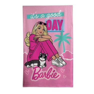 Imagem de Toalha De Banho Felpuda Barbie Dohler, Rosa