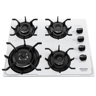 Imagem de Cooktop Itamaster 4 Bocas - Branco, Bivolt