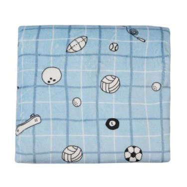 Imagem de Cobertor De Microfibra Bebê Estampado Esporte Papi