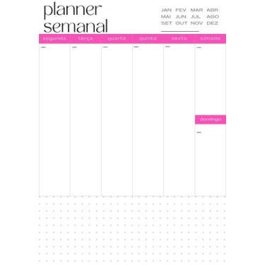Imagem de Bloco Organização Planner Planejador Semanal A5 Permanente - 4811.pape
