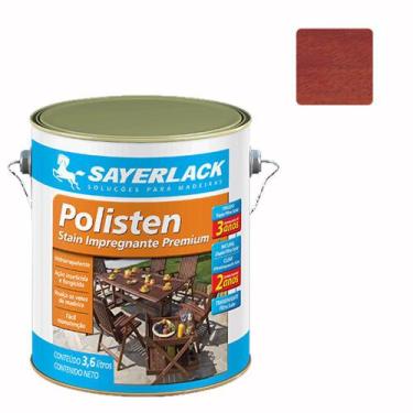 Imagem de Verniz Polisten Stain Premium Nogueira 3,6lt Sayerlack - Taschibra