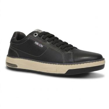 Imagem de Sapatênis Masculino Ferracini Angra Casual 7651-658d Confortável Origi