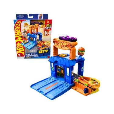 Imagem de Pista Hot Wheels Dine e Go Drive-Thru Service Au Volant - Mattel