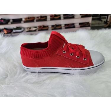 Imagem de Tenis meia toda bella vermelho