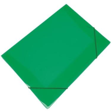 Imagem de Pasta com Aba Elástico Ofício 335x235mm Soft Verde - POLIBRAS