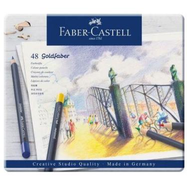 Imagem de Lápis de cor GoldFaber 48 cores 114748N - Faber-Castell