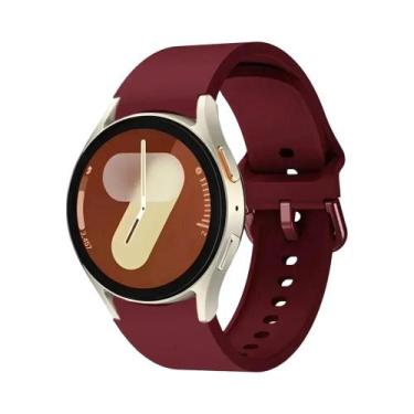 Imagem de Pulseira De Silicone Para Samsung Galaxy Watch 40mm 44mm 45mm Sem Espa