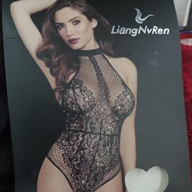 Imagem de Macacão brilho com pedrinhas - Body stocking 