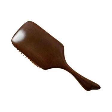 Imagem de Escova De Cabelo Antiestática De Sândalo Natural Com Almofada De Ar Pa