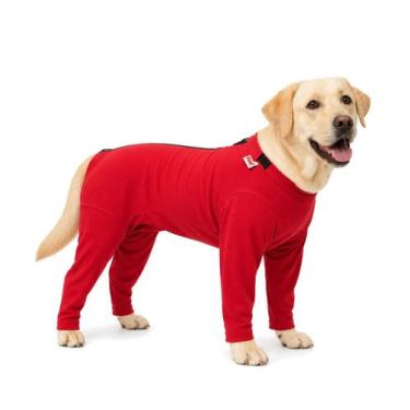Imagem de Roupa Protetora Pós Cirúrgica Para Cachorro Corpo Pernas Traseiras e D