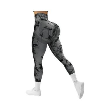 Imagem de Leggings De Yoga E Fitness Para Mulheres Com Cintura Alta E Controle D