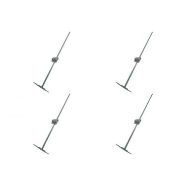 Imagem de Kit C/4 - Terminal Aereo Horizontal Com Grampo Dr-013 - RAYCON