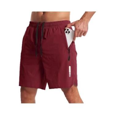 Imagem de Shorts Masculinos De Verão Para Corrida, Academia, Fitness, Treino, Es