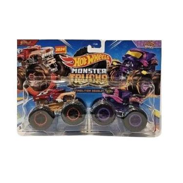 Imagem de Hot Wheels Monster Trucks Hotweiler e Scratch Attack FYJ64