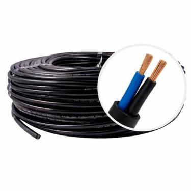 Imagem de Cabo Flexível Reforçado PP 2x1,5mm Rolo com 25 Metros PT - STHICFIOS