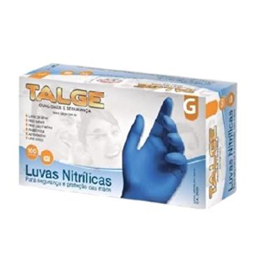 Imagem de Talge Luva Nitrilica Azul G Sp 100 Unid, Talge