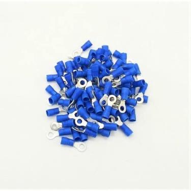 Imagem de Terminal Olhal Technoise Pré-Isolado Azul 1,5 a 2,5mm - Pacote Com 100 Peças