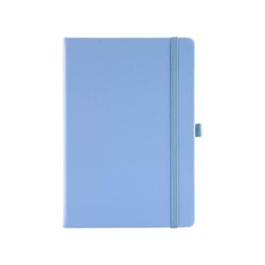 Imagem de Bloco de notas de capa dura 100 folhas, faculdade, mulheres, homens, escola, estudante, professor, bloco de notas, azul céu