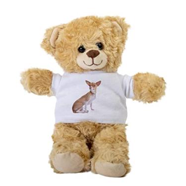 Imagem de Chihuahua Teddy Bear, Gift Stuffed Animal, Chihuahua Plush Teddy Bear with Tee, Chihuahua Welcoming Baby Gift, Gift for Her, Gift for Newborn, Cute Birthday Christmas Basket Gift Idea