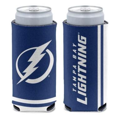 Imagem de WinCraft NHL Tampa Bay Lightning Slim Can Cooler, cores do time, tamanho único
