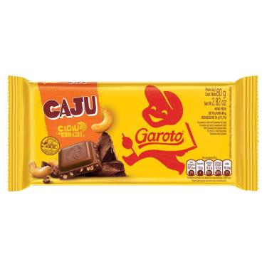 Imagem de Chocolate Garoto Castanha de Caju 80g