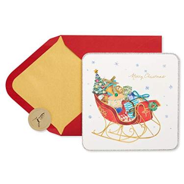 Imagem de Papyrus Holiday Card, trenó com (1 unidade)