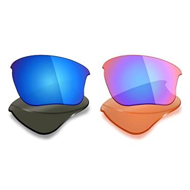 Imagem de 2 pares de lentes polarizadas de substituição da Mryok para óculos de sol Oakley Flak Jacket XLJ – Opções