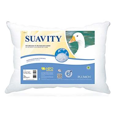 Imagem de Travesseiro 95% Penas 5% Plumas 45X65 Suavity Plumon Plooma branco Penas e Plumas de Ganso