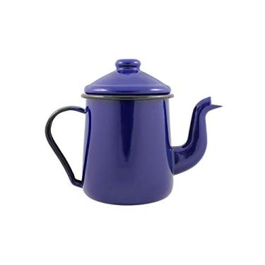 Imagem de Cafeteira Tradicional 12 Esmaltada Azul - 1100 ml - Ewel