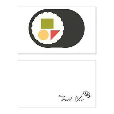 Imagem de Cartão de agradecimento tradicional japonês, japonês, Maki, sushi, cartão de agradecimento, aniversário, saudação, casamento, agradecimento