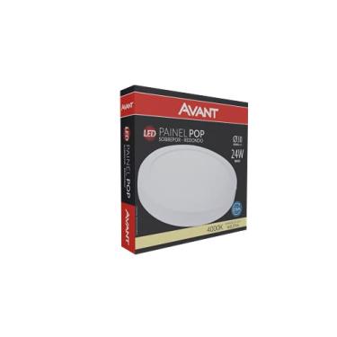 Imagem de AVANT 767130877 Painel Led , Pop, Sobrepor Redondo 30. Ne4000 K, 24 W, Bivolt Nh1680, Luz Neutra