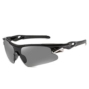 Imagem de Xiaolw Óculos de sol esportivos para bicicleta de estrada Óculos de proteção para ciclismo de montanha Óculos de proteção para bicicleta Mtb Óculos de sol masculino feminino (CINZENTO)