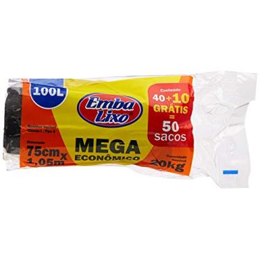 Imagem de Embalixo Saco Lixo Mega Econômico 100 Litros