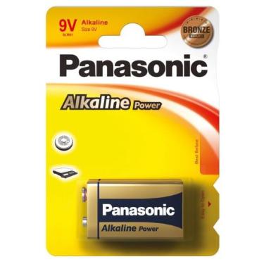 Imagem de Bateria 9V Alcalina Panasonic - 6LF22XAB/1B
