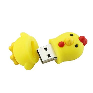 Imagem de 16GB Chicken Model USB 3.0 Flash Drive Memory Stick PenDrive Thumb Drive Jump Drive USB Flash Memory USB 3.0 Drive U Disk Stick Flash Disk Pen Drive - Amarelo
