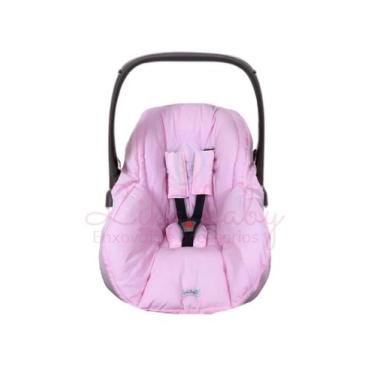 Imagem de Capa Para Bebê Conforto Modelo Universal Rosa - Lika Baby