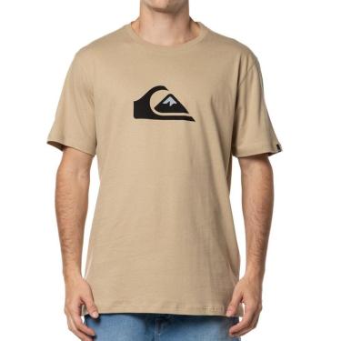 Imagem de Camiseta Quiksilver Comp Logo Colors WT24 Masculina Areia