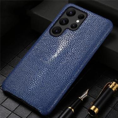 Imagem de Capa de telefone de couro para samsung galaxy s 24 s24 s23 ultra s21 fe s22 plus nota 20 10 a55 a54 5g a53 capa traseira, azul, para galaxy s21 fe 5g